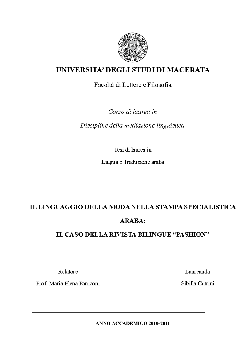 Mediazione Linguistica Interculturale Laurea Forl