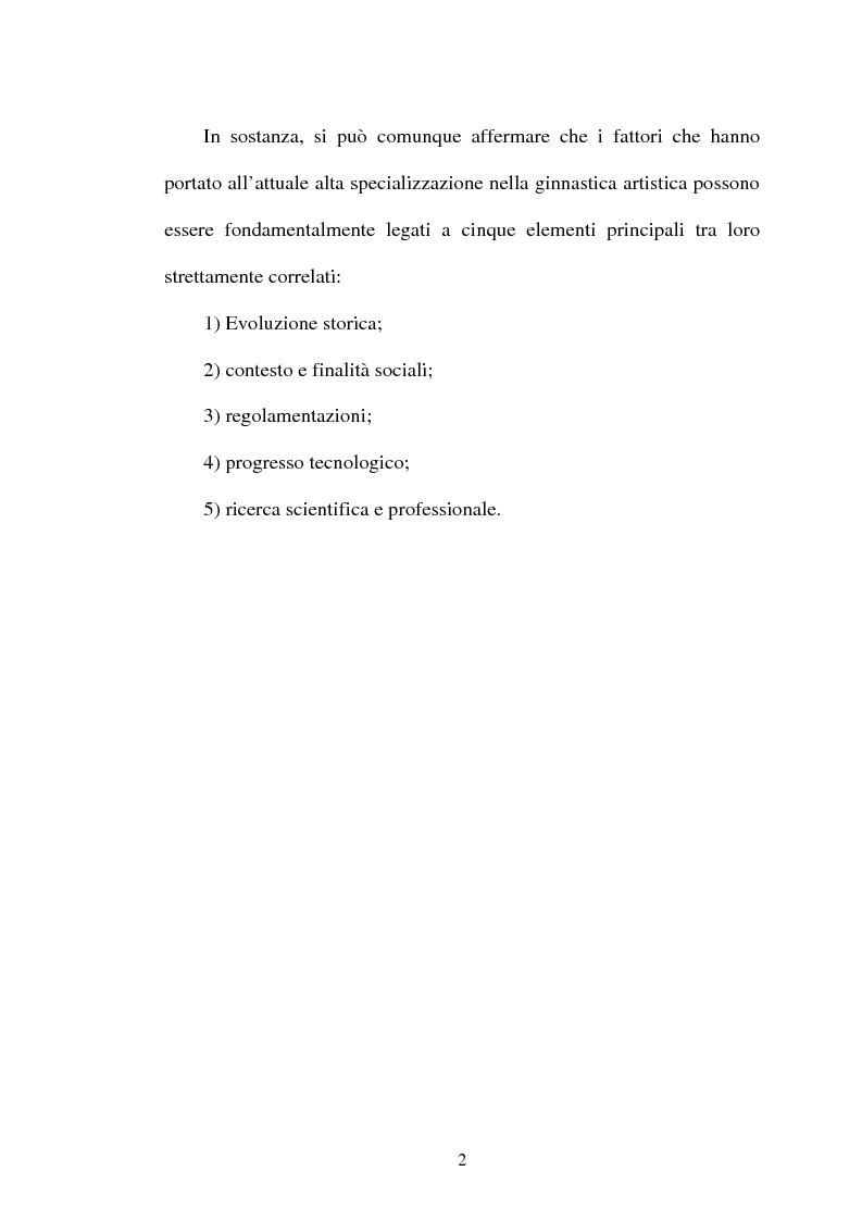 La Ginnastica Artistica Attivita Propedeutica Per Tutte Le Discipline Sportive Anteprima Tesi Pagina 4 Di 10 Tesionline