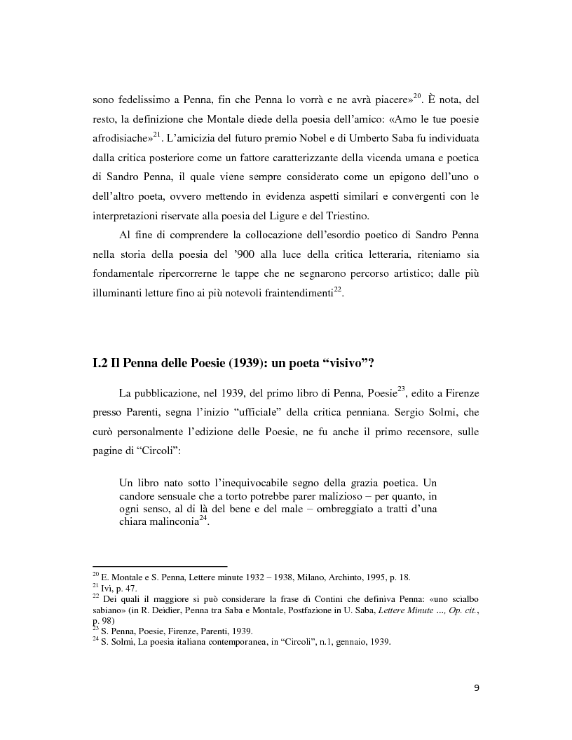 L Amicizia Del Futuro Premio Nobel E Di Umberto Saba Fu Individuata Dalla Critica Posteriore Come Un Fattore Caratterizzante Della Vicenda Umana E Poetica Di Sandro Penna Tesionline