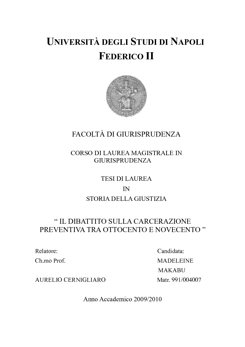 Esempi Tesi Di Laurea