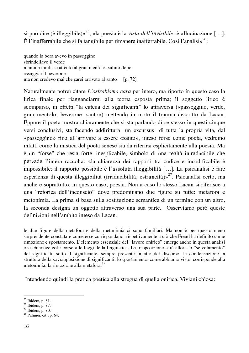 Il Senso Del Limite Analisi Della Poesia Di Cesare Viviani Da Silenzio Dell Universo A Credere All Invisibile Estratto Tesi