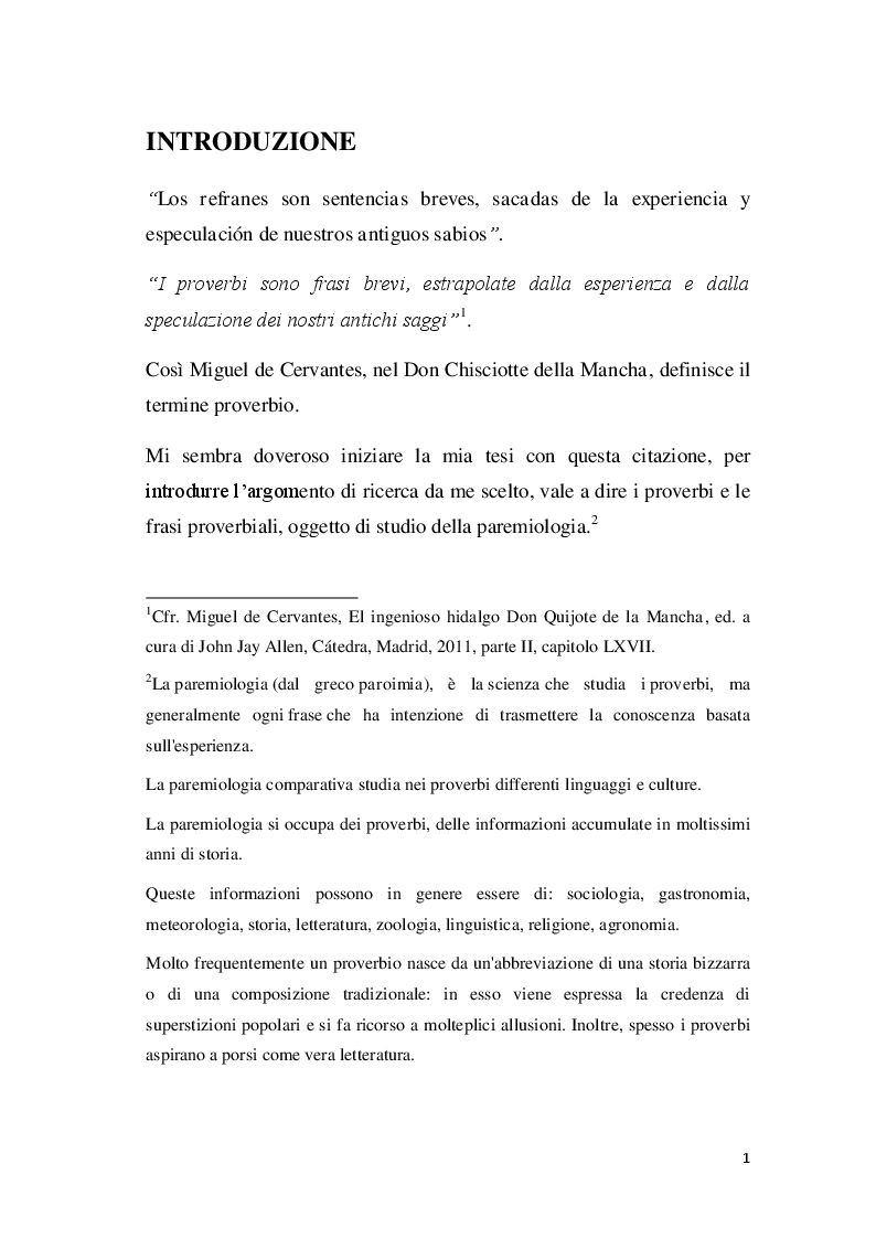 La Paremiologia Nella Letteratura Spagnola Del Siglo De Oro Tesi Di Laurea Tesionline