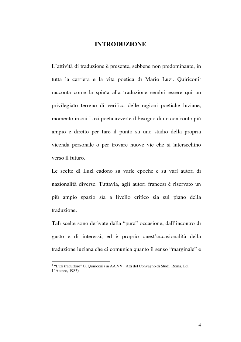 Luzi Traduttore Influenze Del Simbolismo Francese Sulla Poesia Di Mario Luzi Tesi Di Laurea Tesionline