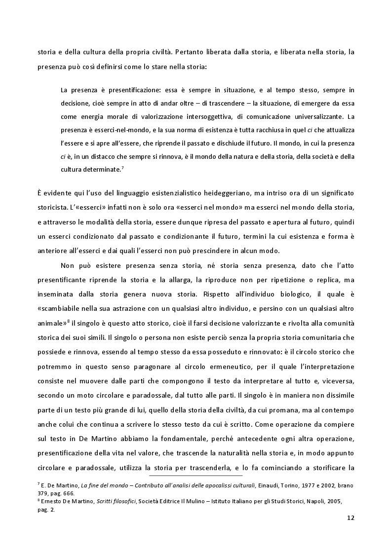 La Fine Del Mondo Di Ernesto De Martino Il Problema Delle Apocalissi Estratto Tesi 7552