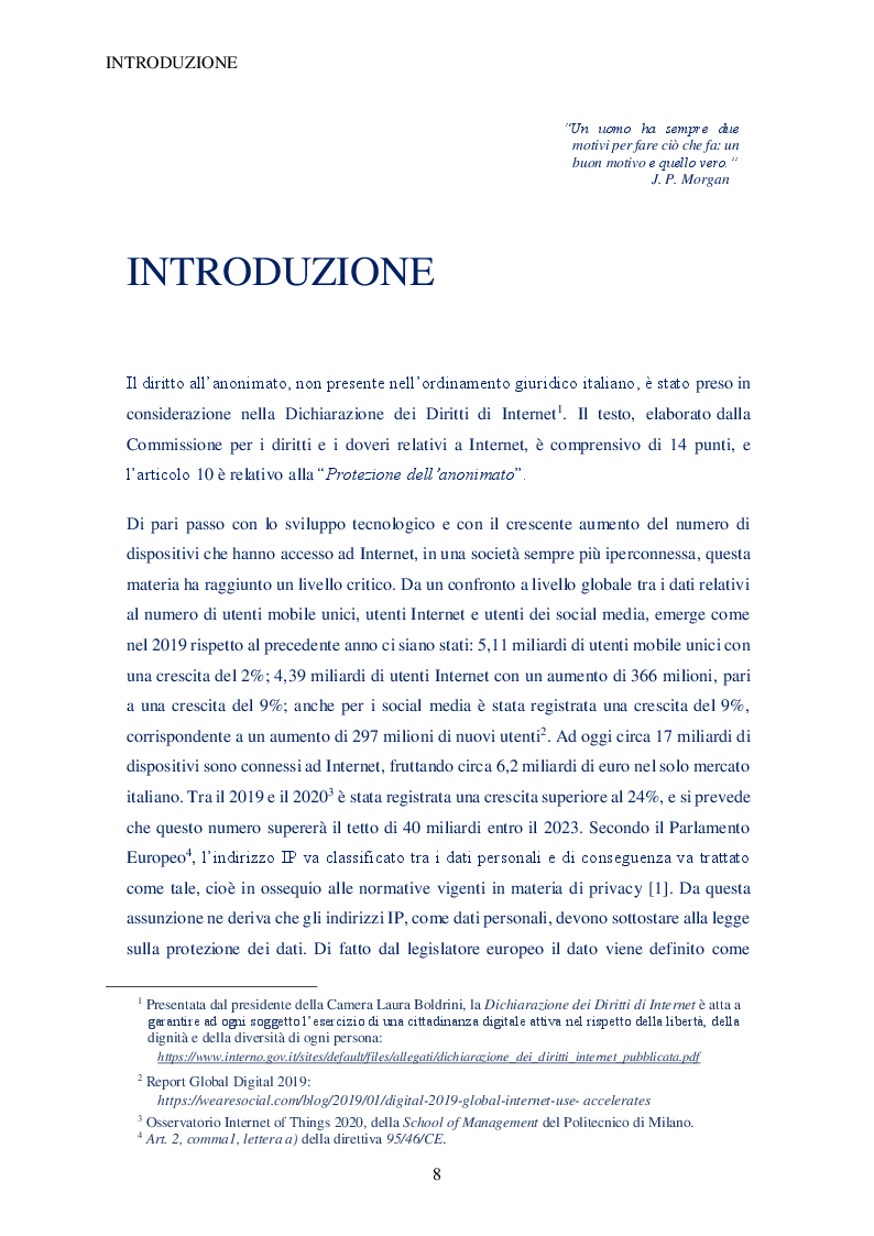 Studio E Applicazione Del Protocollo Di Anonimizzazione DORP Usando Un Emulatore Di Rete Tesi