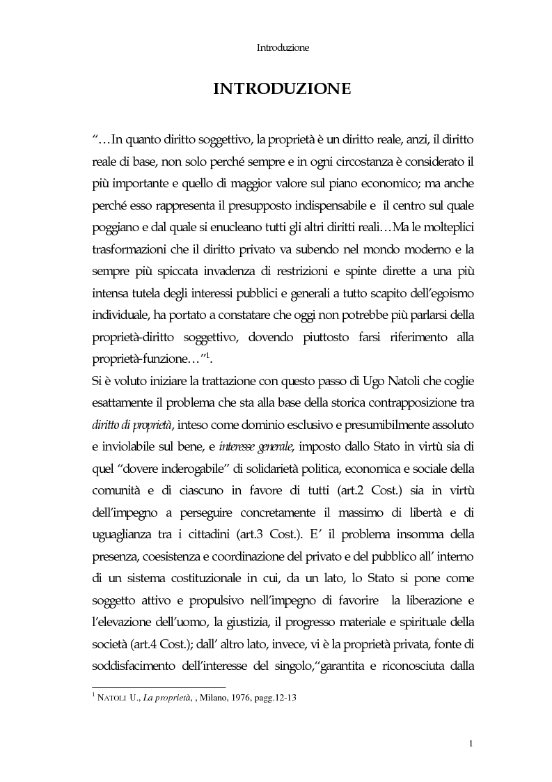 Il Diritto Di Proprieta E Il Potere Espropriativo Dello Stato Nella Costituzione E Nel Diritto Vigente Tesi Di Laurea Tesionline